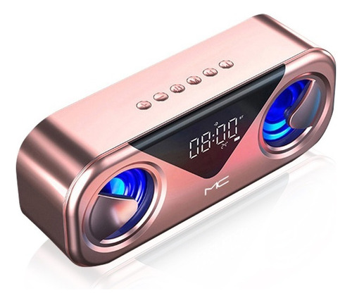 . Reloj Despertador Digital Con Parlante Bluetooth Y Radio .