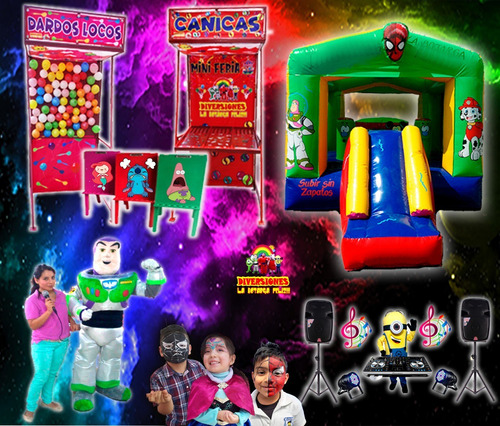 Imagen 10 de 10 de Miniferia Fiestas Infantiles Cdmx Y Renta De Inflables Neza