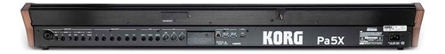 Teclado Korg PA5x 61, 61 teclas, arranjador profissional, cor preto