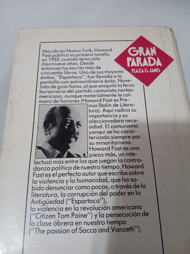 Howard Fast X6 Los Inmigrantes Espartaco El Legado Segunda G (Usado)