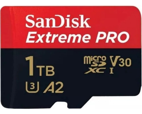 Tarjeta Microsd Sandisk Extreme Pro Uhs-i De 1 Tb Con Adapta