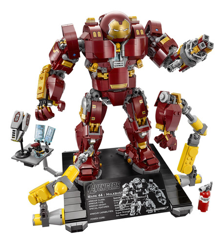 Kit De Construcción Lego Marvel Super Heroes Avengers Hulkbu
