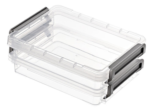 Portadocumentos Caja De 2 Piezas De Papel A6 Gris.