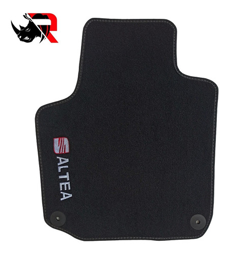 Imagen 2 de 5 de Tapetes Compatibles Con Altea Seat Rojo - Blanco