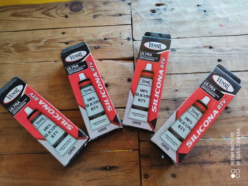 Silicón Vensil Automotriz Alta Temperatura Gris
