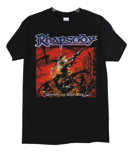 Polera Rhapsody Dawn Of Victory Metal Abominatron