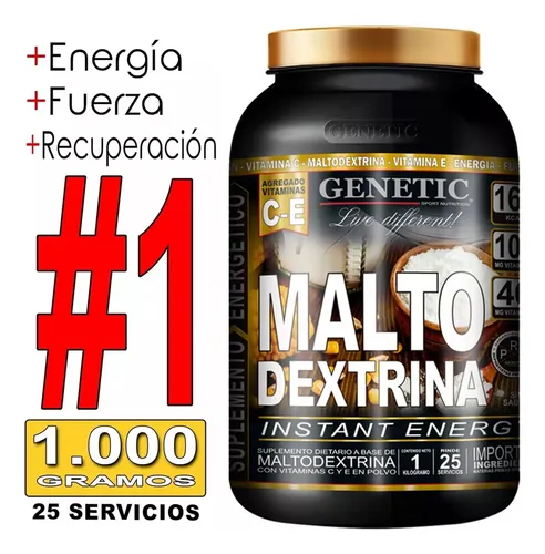 Masa Muscular Energia Proteina Fase 1 Maltodextrina Genetic