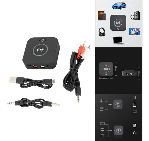 Adaptador Auxiliar Del Receptor Del Transmisor De Bluetooth