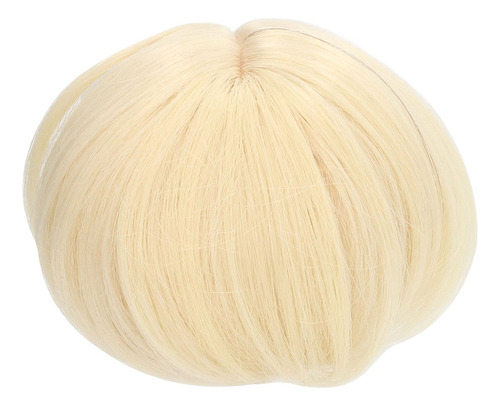 Peruca De Boneca Bjd, Moda, Cabelo Curto, Loiro Claro