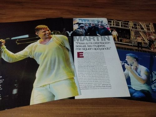 (q251) Ricky Martin * Clippings Revista 3 Pgs * 2011