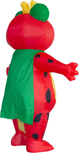 Disfraz Inflable De Principe Rana Sapo Rojo Para Hombres Adultos Unisex Damas Mujer Envio Gratis