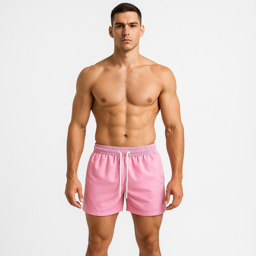 Traje De Baño Para Hombre Ocean Slave Liso Stretch