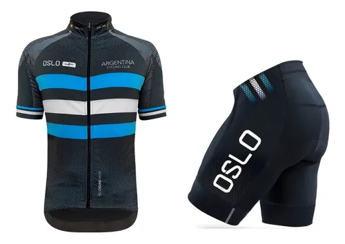 Conjunto Ciclismo Hombre Argentina Calza + Jersey Oslo