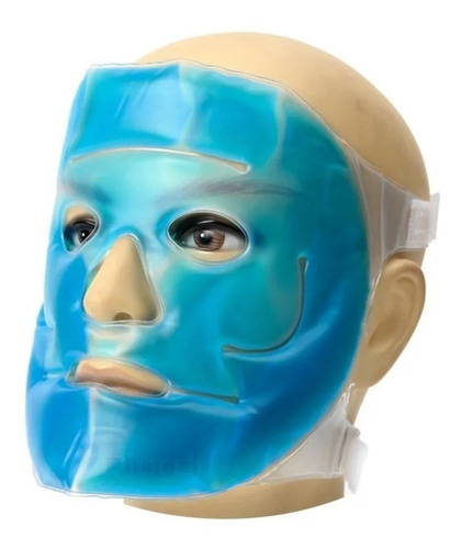 Imagen 3 de 4 de Mascarilla De Gel Para El Rostro Reutilizable Frio O Calor