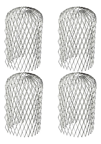 4 Filtros Filtrantes De Protección De Canalón Para Prevenir