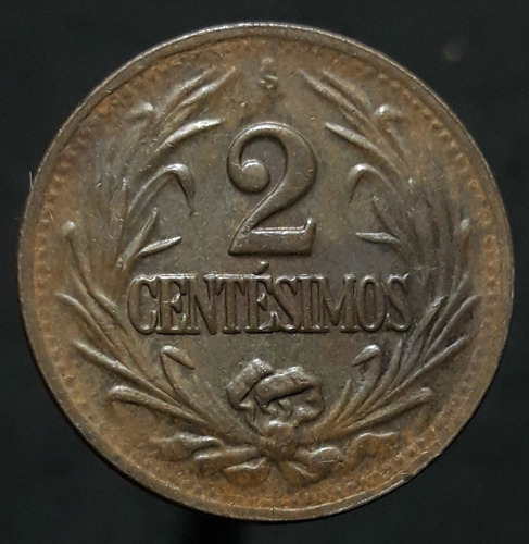Moneda Uruguay 2 Centésimos 1947
