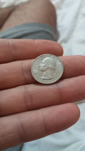 1/4 Quarter Dollar Del 1992