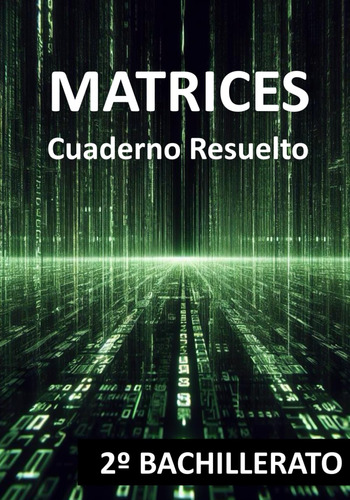 Matrices: Cuaderno Resuelto 2º Bachillerato (matrices, Deter