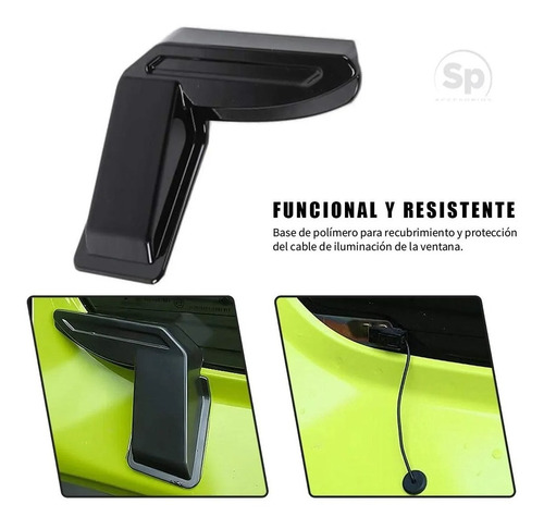 Imagen 3 de 7 de Moldura Cubierta Cable De Ventana Trasera Suzuki Jimny