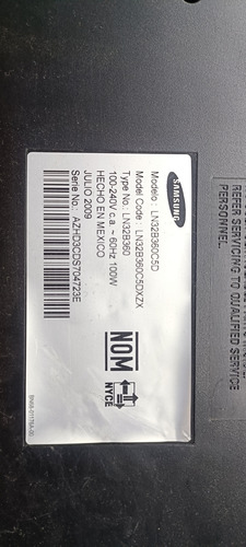 Tarjeta Main Pantalla Samsung Ln32b360c5d (Usado)