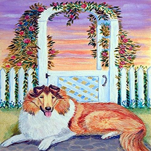 Caroline's Treasures 7147gf Collie Garden Flag Mailbox Flag 