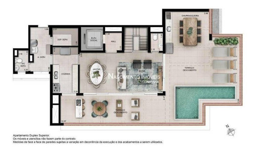 Imagem 6 de 29 de Cobertura Duplex Com 4 Dormitórios À Venda, 281 M² Por R$ 3.688.000 - Cambuí - Campinas/sp - Co0125