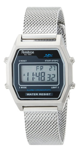 Armitron Sport Retro Digital Chronograph Mesh Bracelet