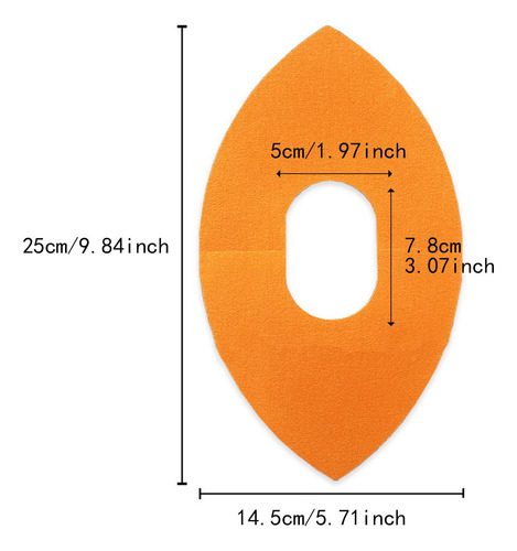 20 Cintas Deportivas Autoadhesivas Impermeables Para Naranja