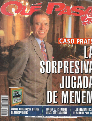 Revista Qué Pasa 1294 / 27 Enero 1996 / Menem Y Caso Prats 