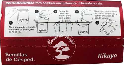 Semilla Cesped Para Sequia Kikuyo Terrafertil 50g