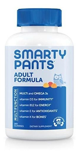 Multivitamínico Diario Para Adultossmartypantsimmunityomega3vitc+e +180