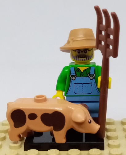 Lego Serie 15 Farmer Granjero 71011 100% Original Minifigura