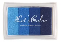 Comprar Almohadillas De Tinta Azul Para Sellos Papel Y Tela Para Pin