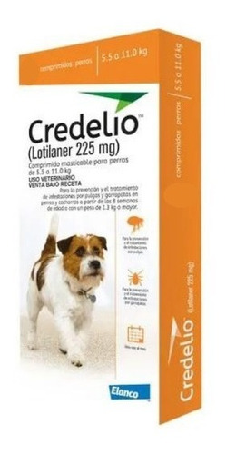 Credelio Anti Pulgas Garrapatas Perros 5.5kg -11kg X1