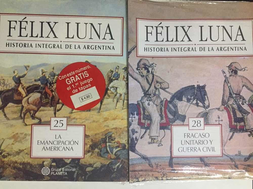 Historia Argentina Félix Luna Carpeta+11 Fascículos Sellados