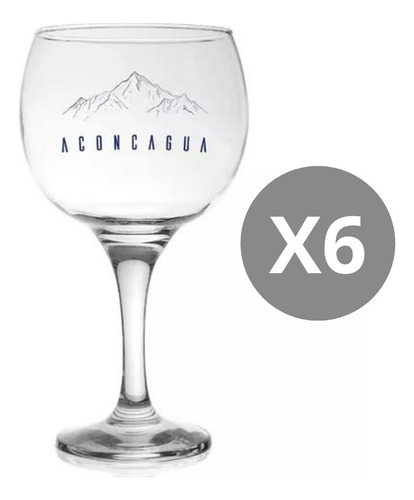 Copa Gin Aconcagua X6  Zetta Bebidas 