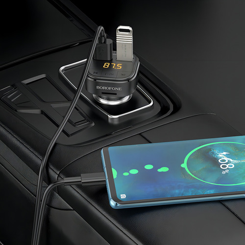 Transmisor Bluetooth Cargador Auto Borofone Bc43