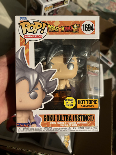 Funko Pop Dragon Ball Super Goku Ultra Instinct 1694 Glow Ht