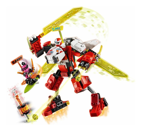 Bloques para armar Lego Ninjago Kai's mech jet 217 piezas  en  caja