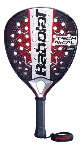 Paleta De Padel Babolat Technical Viper 2025 Negro/rojo