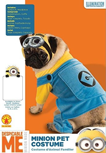 Despreciable Me 2 Minion Disfraz De Perro Mediano