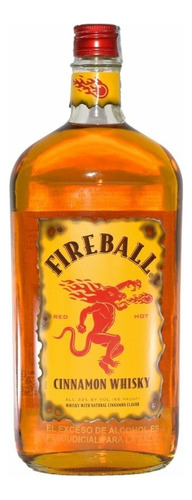 Whisky Fireball Cinnamon Whisky Canadá 1000ml