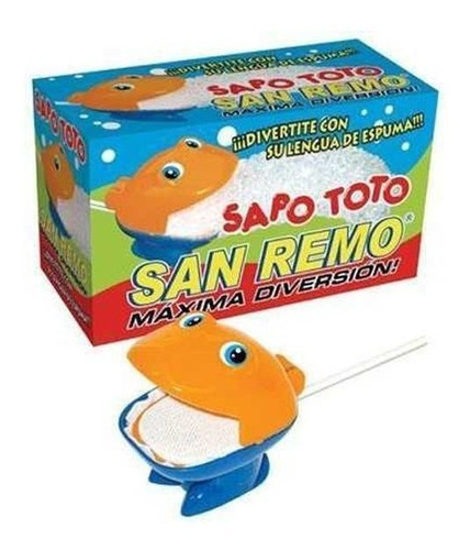 Sapo Toto Burbujero Tv Lengua De Espuma Casa Valente