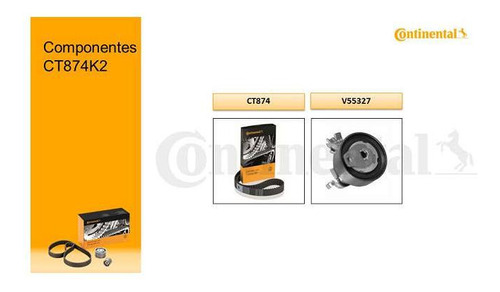 Kit De Correia Dentada - Contitech    - Ct874k2