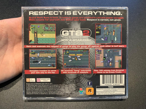 Grand Theft Auto 2 Sony Playstation Ps1 (Usado)