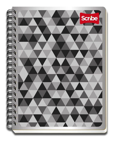Pack C/5 Cuaderno Scribe Profesional Triangulos 100h 7mm