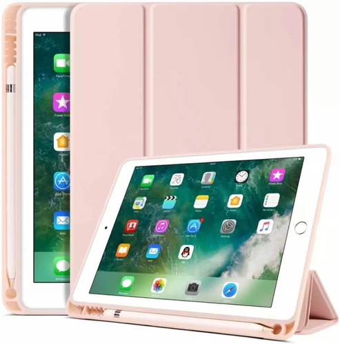 Forro Smart Case Soporte Lapiz Compatible iPad 9.7 5ta 6ta 