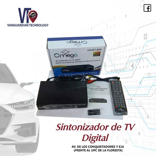 Sintonizador Tv Digital Hd Grabador Isdbt