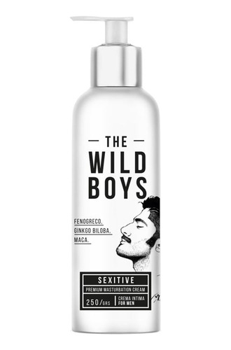 Sexitive The Wild Boys Crema Lubricante Masturbacion For Men