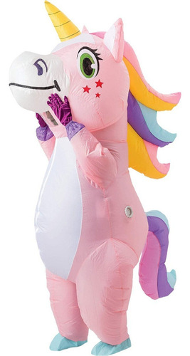 Disfraz Inflable De Unicornio For Adultos, Divertido Disfraz De Halloween For Hombre Y Mujer, Suministros De Cosplay De Halloween